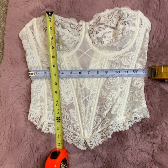 Lingerie-Bustier, Corset, white Lace, Gossard, 36Cc - Picture 14 of 14